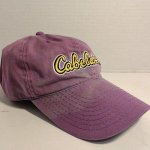 Cabela's World's Foremost Outfitters Baseball Cap Hat Purple w/Wear (See Photos)
